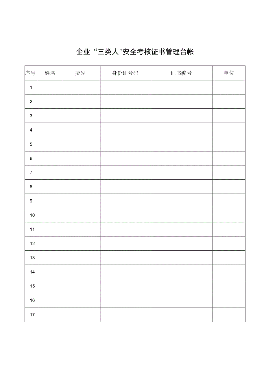 水利工程建设系统安全生产台账整理.docx_第3页