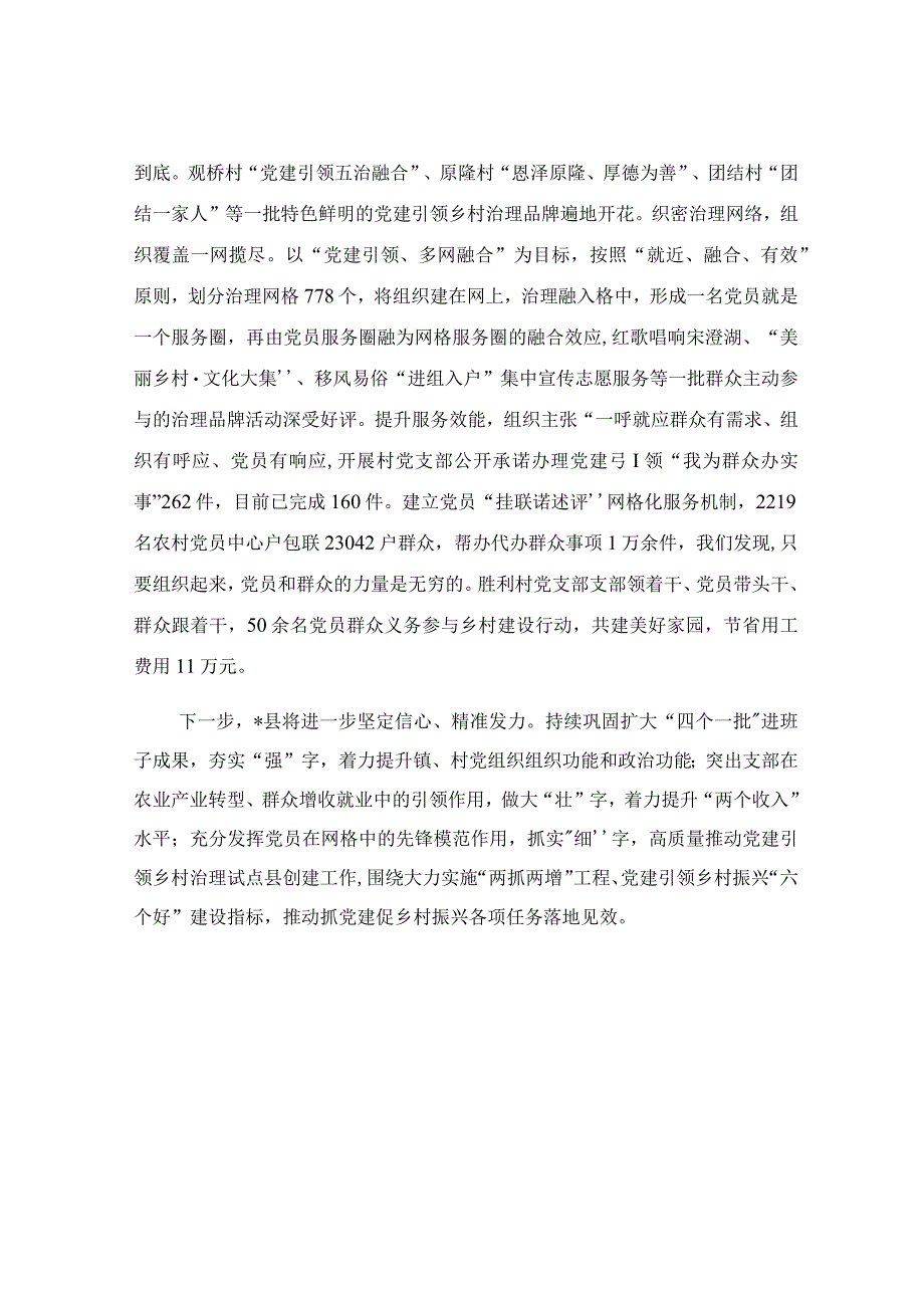 抓“三强”提“三力”推动党建引领乡村全面振兴经验材料.docx_第3页