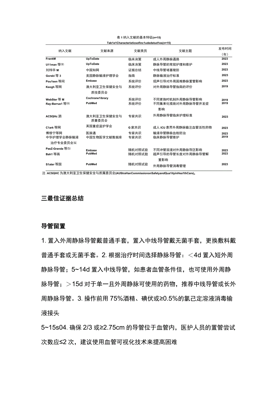 2023预防成人ICU患者外周静脉损伤的最佳证据总结.docx_第2页