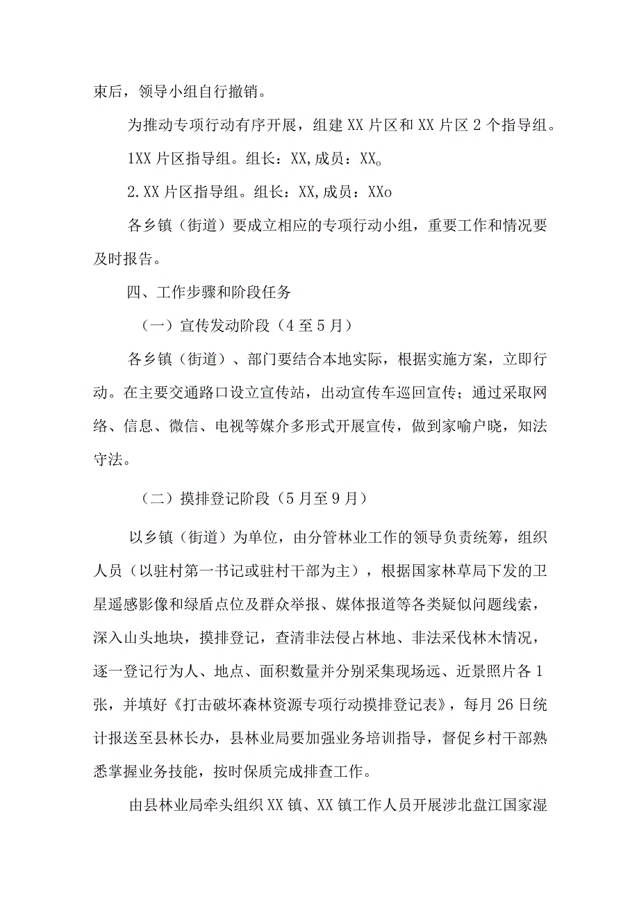 XX县打击毁林毁草专项行动工作实施方案.docx_第3页