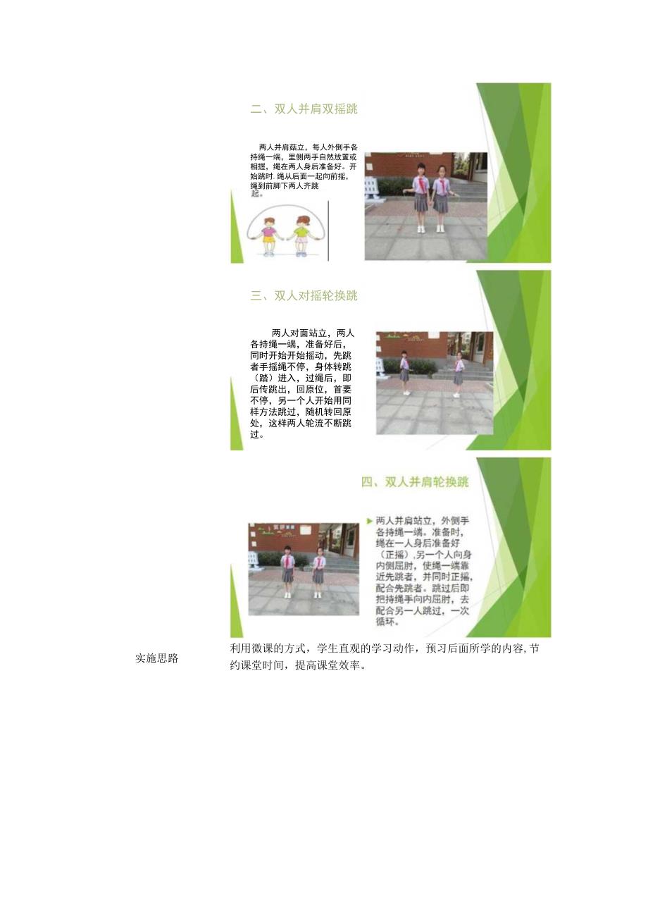 体育与健康（小学）《花样跳绳》微课程设计方案.docx_第2页