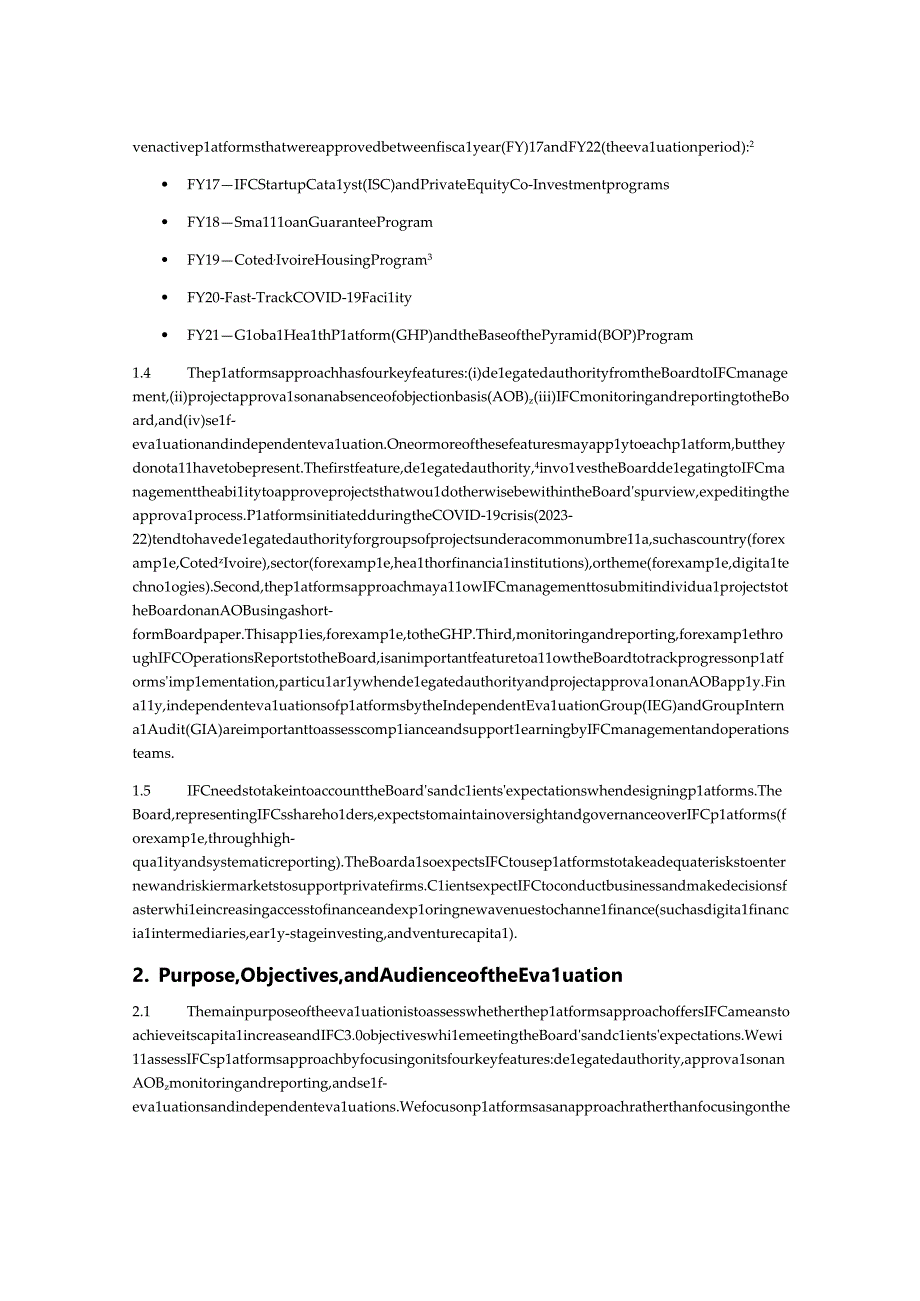 【行业研报】世界银行-国际金融公司平台方法：大规模应对发展挑战——独立评估（方法文件）（英）-202.docx_第2页