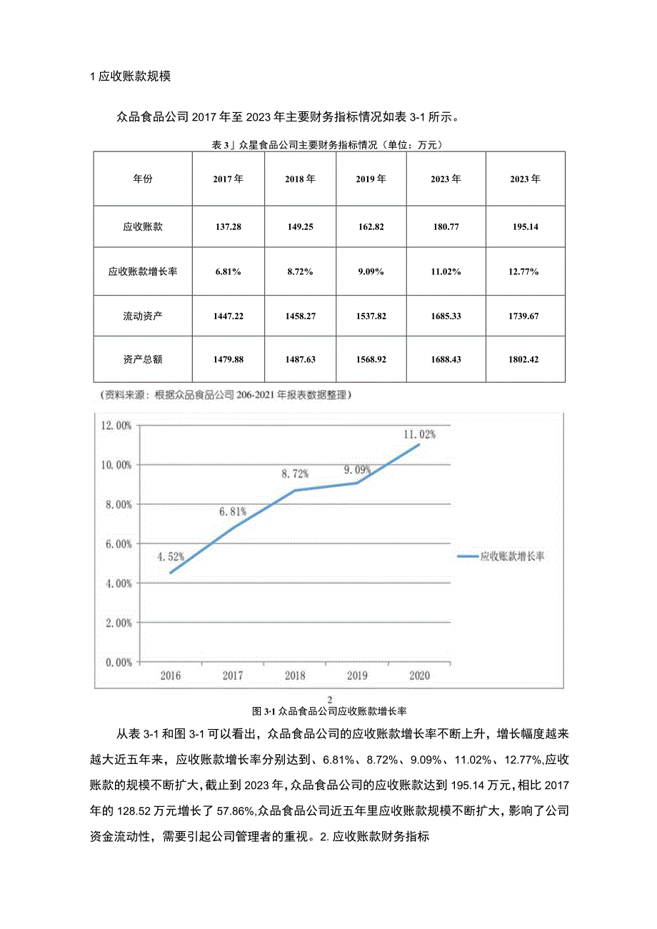 【《食品企业应收账款管理问题研究（论文）》8800字】.docx_第3页