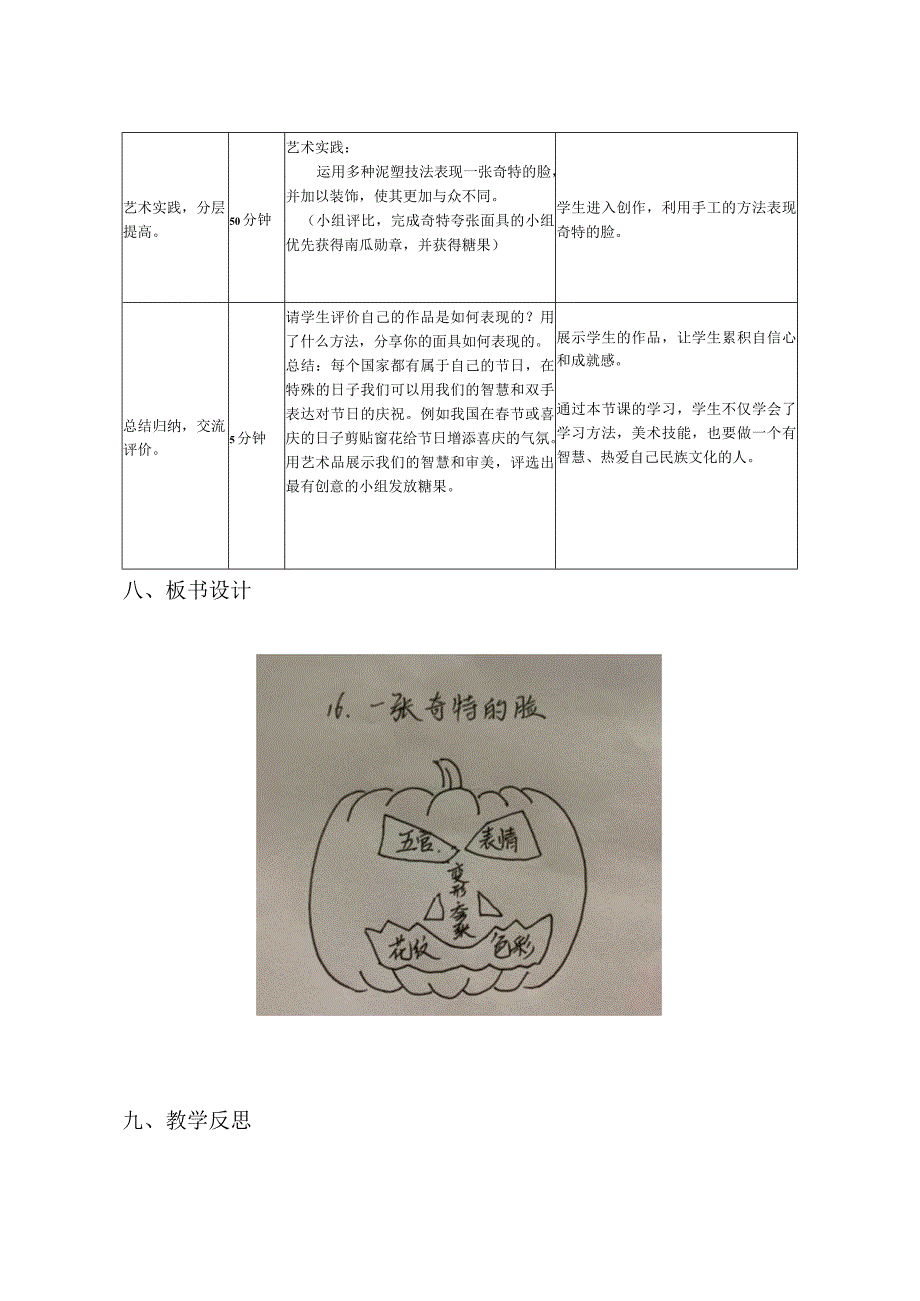 一张奇特的脸_《一张奇特的脸》教案美术四小x微课公开课教案教学设计课件.docx_第3页