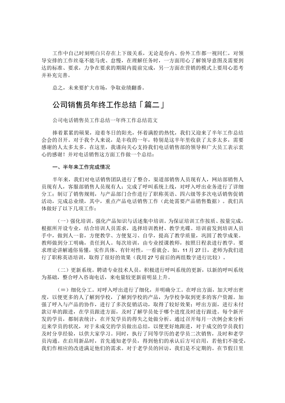 公司销售员年终工作总结.docx_第2页