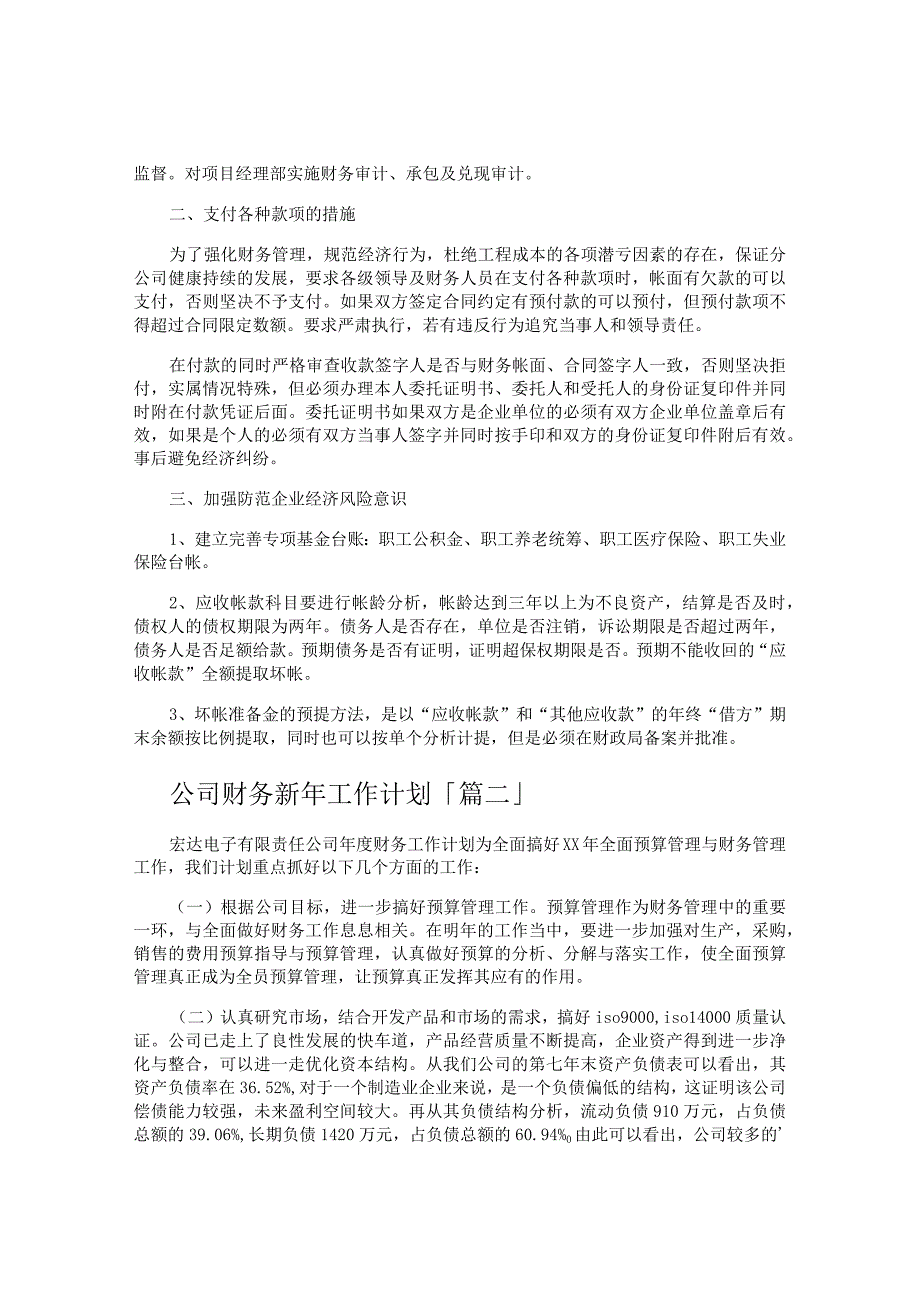 公司财务新年工作计划.docx_第2页