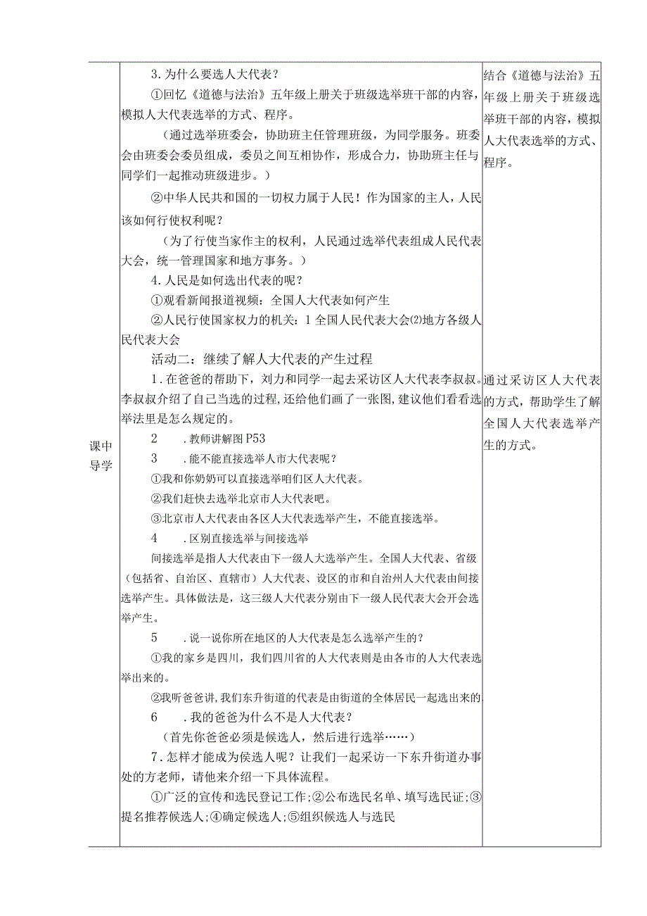 6《我们的国家机构》 第1课时 人民选出的代表 教学设计.docx_第2页