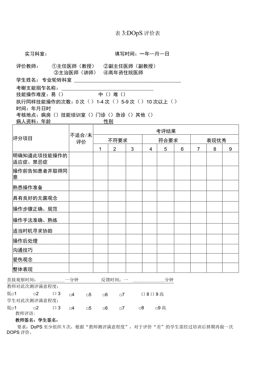 DOPS 评价表.docx_第1页