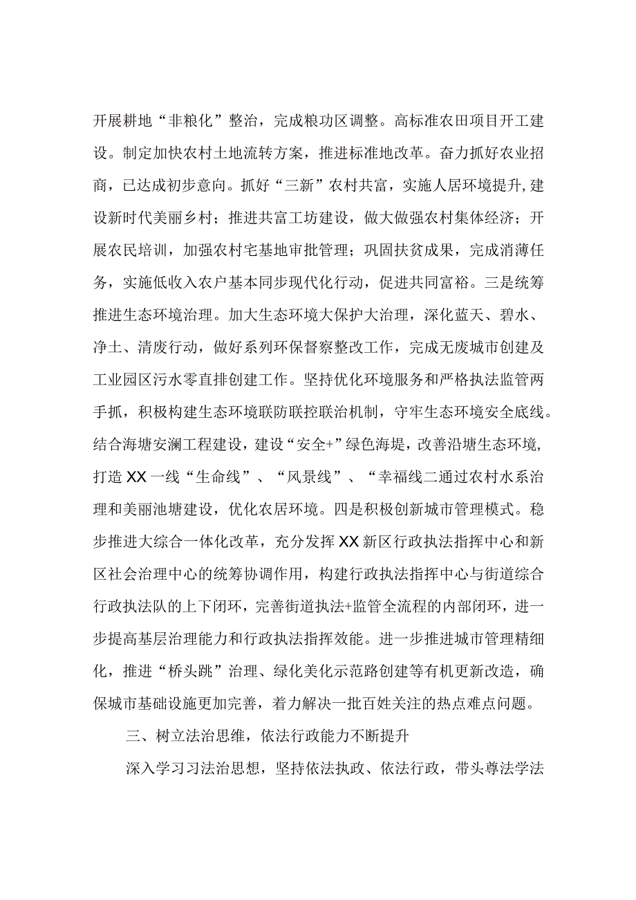 2022年度新区党工委政法委书记述责述德述廉述法报告.docx_第3页