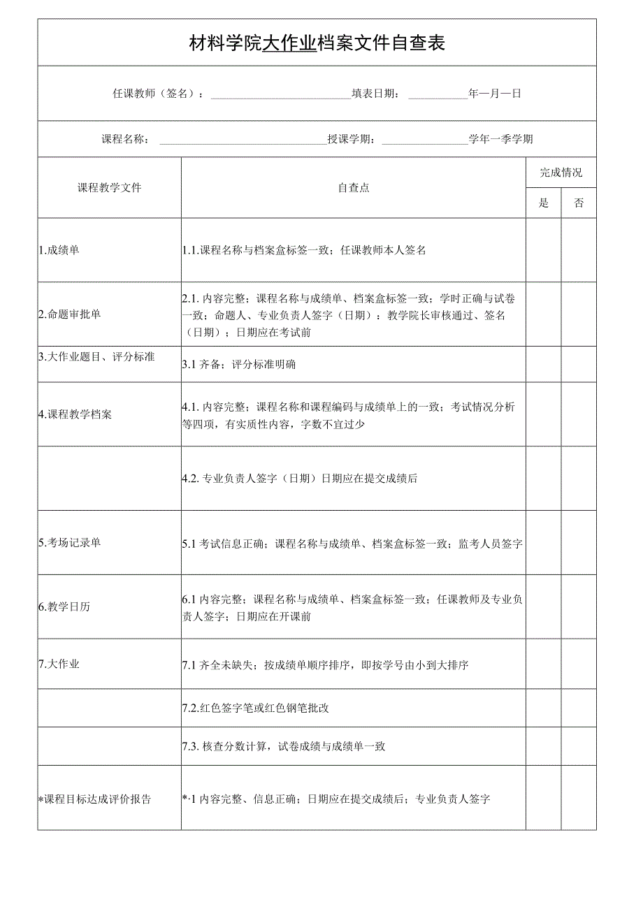 6、材料学院教师归档文件自查表.docx_第2页