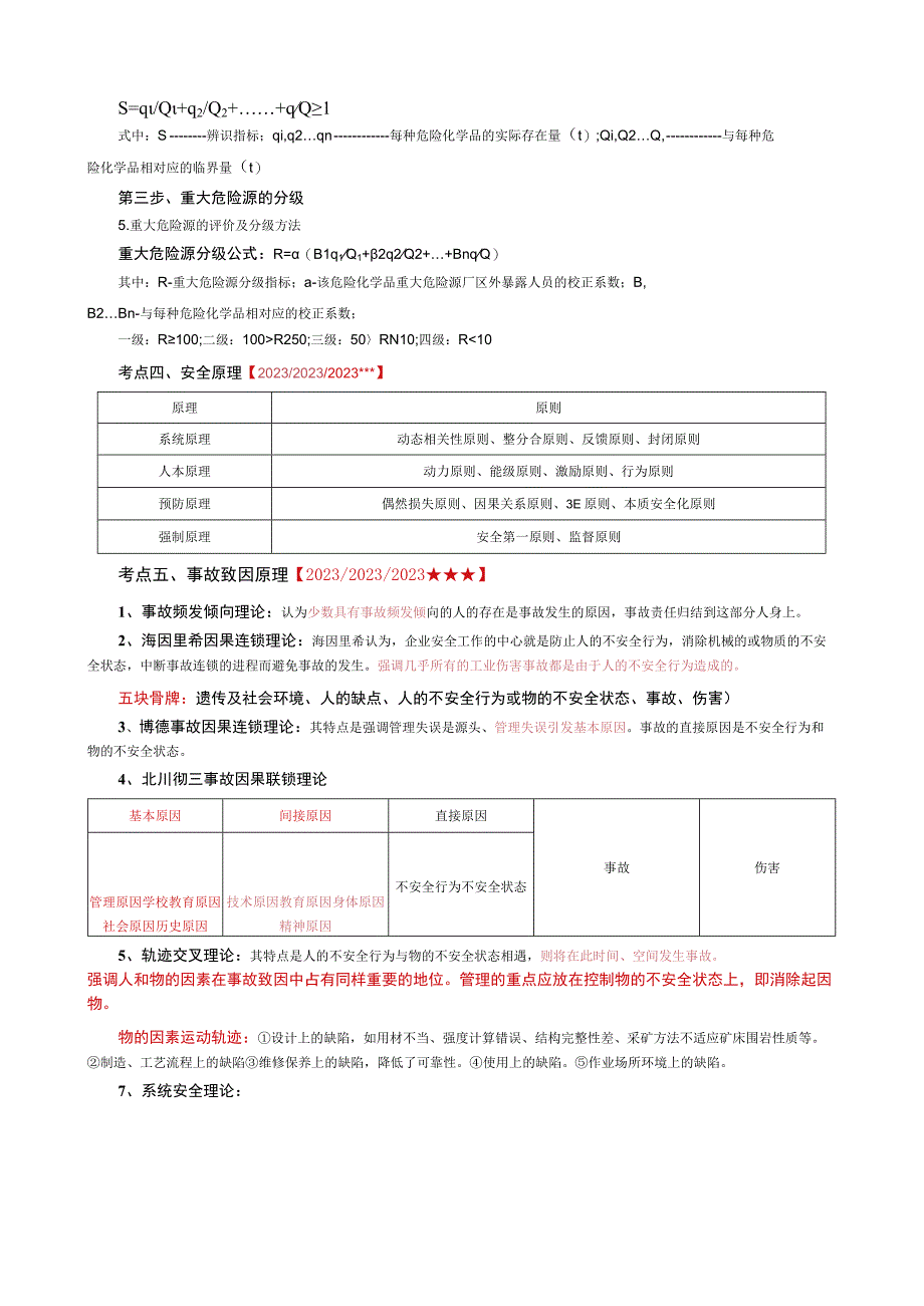 2023年中级安全工程师《安全生产管理》考前10页纸.docx_第2页