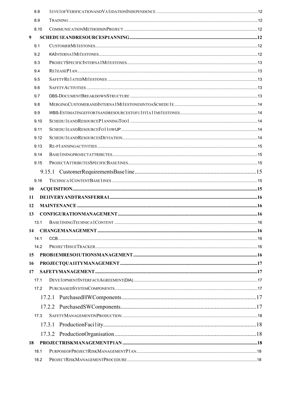 ISO26262道路车辆所能安全 工作模板 项目管理计划 Project Management Plan.docx_第3页