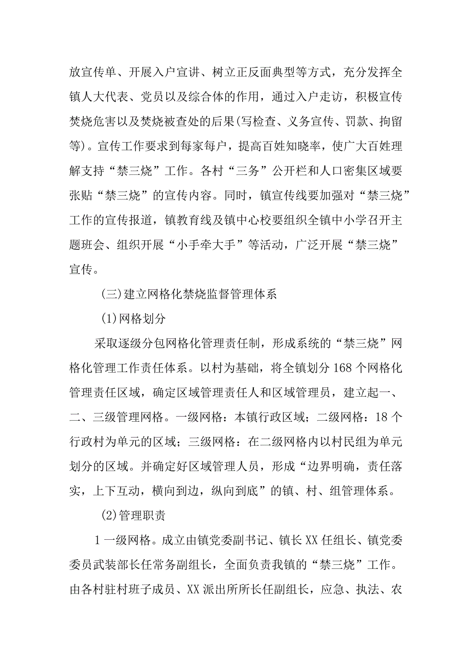 XX镇“禁三烧”工作实施方案.docx_第2页