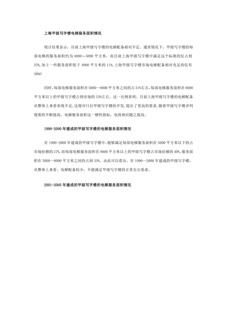 上海甲级写字楼电梯调查.docx_第2页