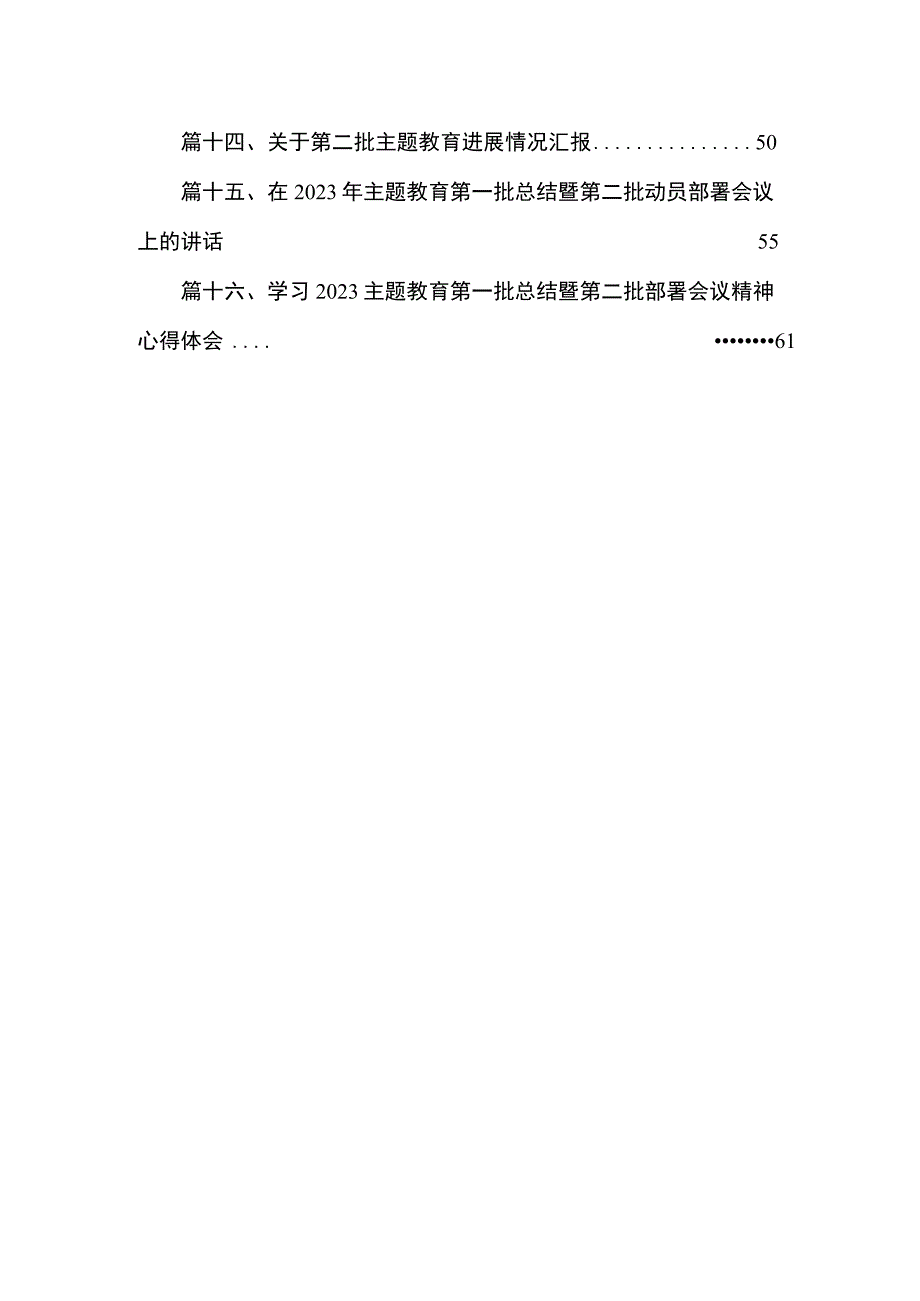 2023第二批主题教育开展情况自查评估总结报告精选（共16篇）.docx_第2页