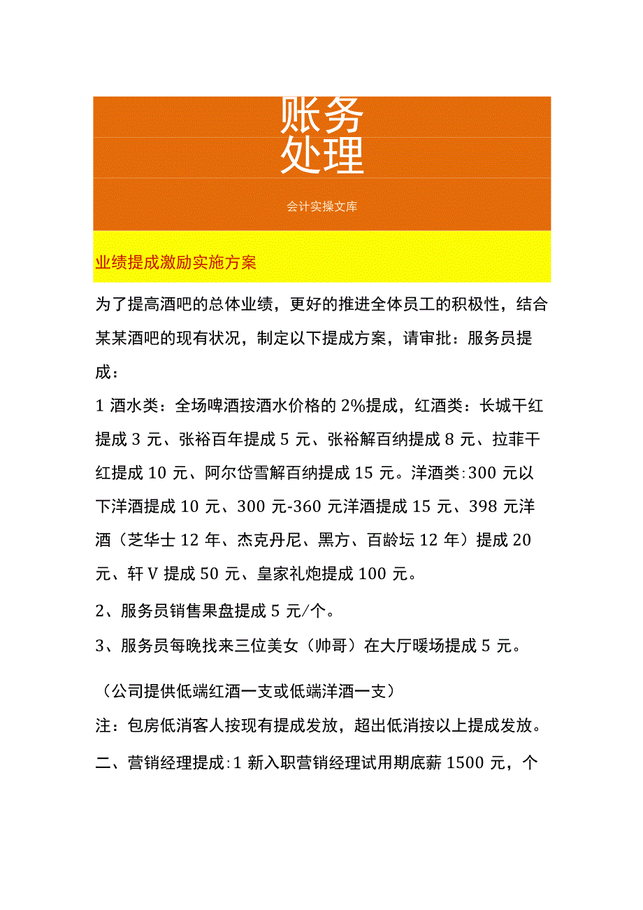 业绩提成激励实施方案.docx_第1页