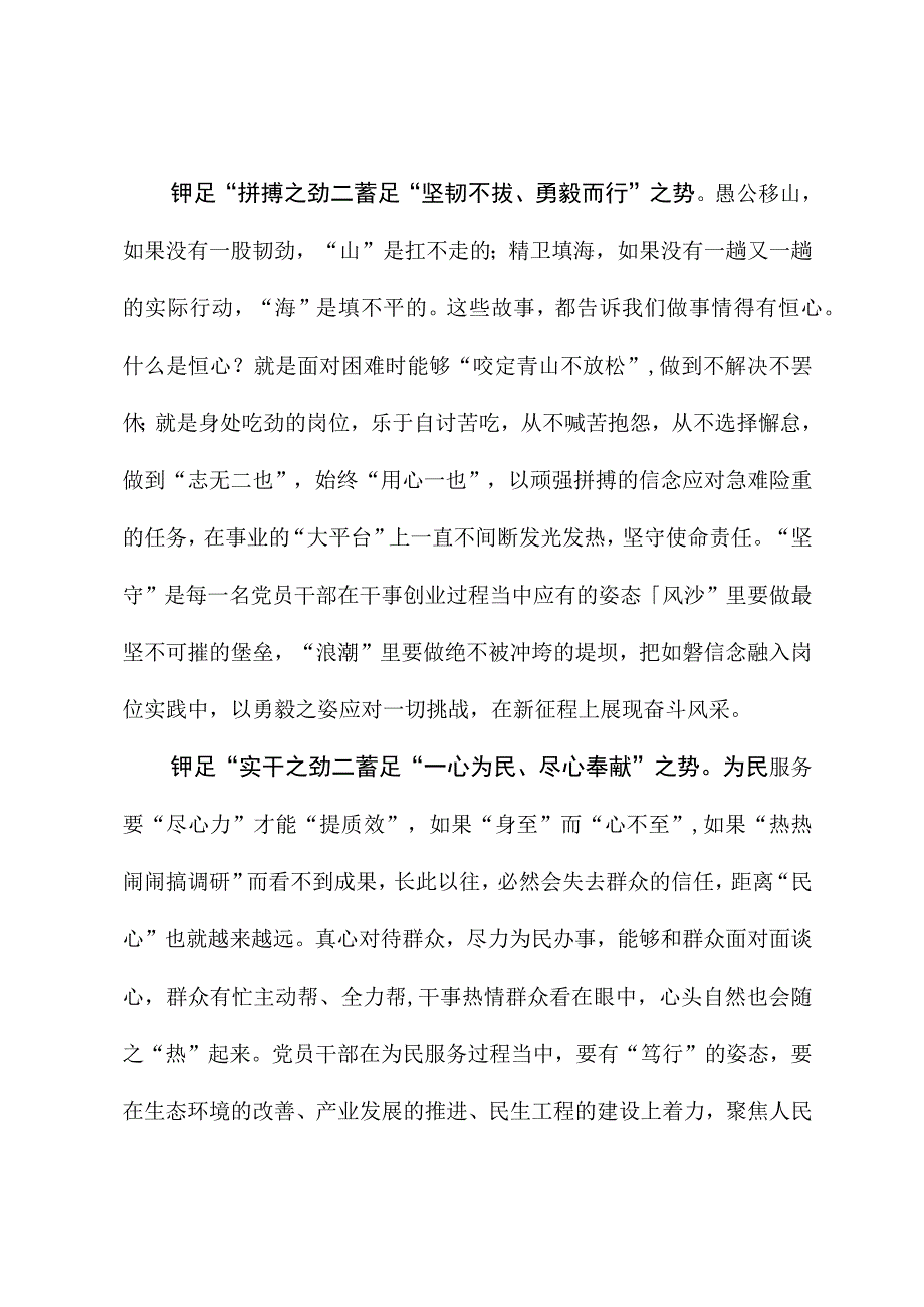 2023年主题教育心得体会：铆“劲”蓄势助推主题教育走深走实.docx_第2页