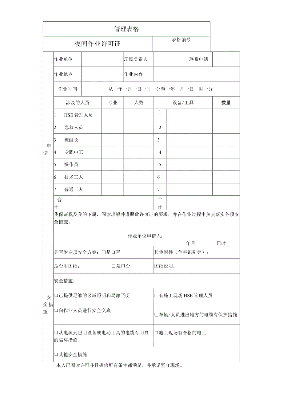 夜间作业许可证.docx_第1页