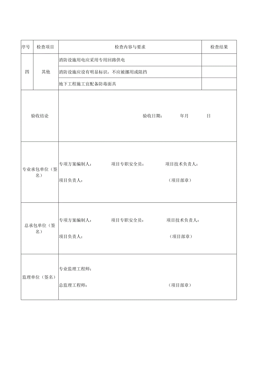 施工现场消防安全验收表(临时消防设施).docx_第2页