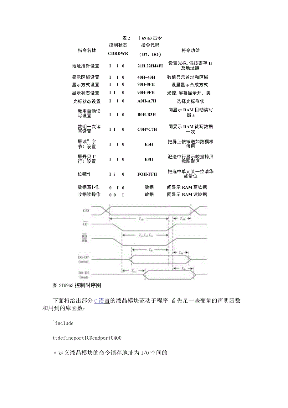 基于DSP芯片TMS320VC54lOA实现LCD液晶屏显示的设计方案.docx_第3页