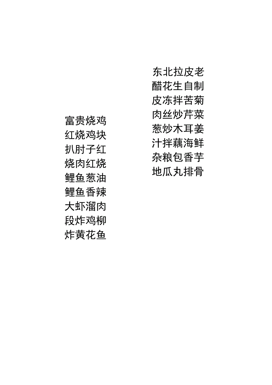 振华饭店菜单.docx_第1页