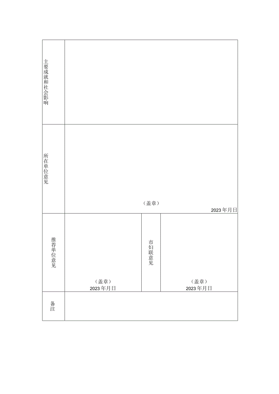 妇联执行委员会委员候选人登记表.docx_第3页