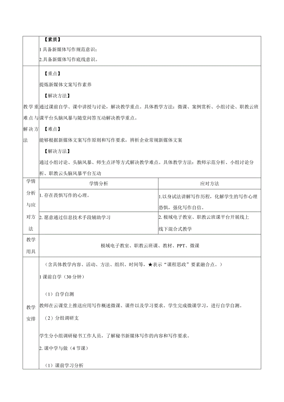 新媒体写作与编辑 -教案模板.docx_第3页