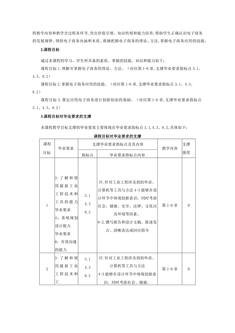 61：2020电子商务课程教学大纲中文版（工业工程）.docx_第2页