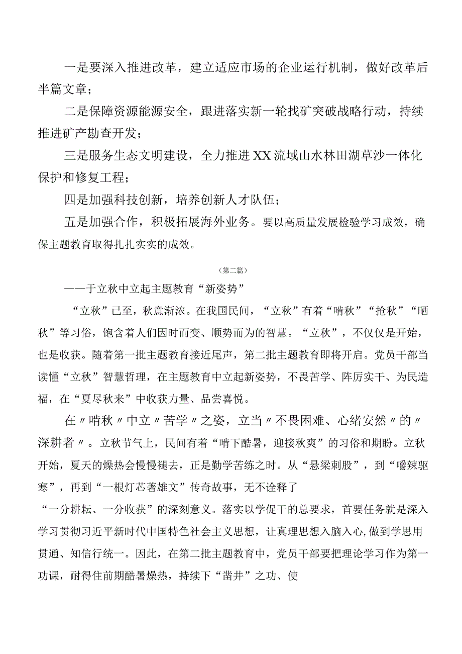 二十篇专题学习第二阶段主题集中教育研讨发言材料.docx_第3页