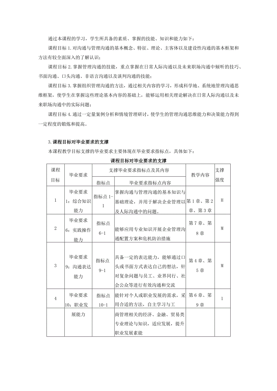 49《管理沟通》课程教学大纲--蒋丽芹 中文版.docx_第2页