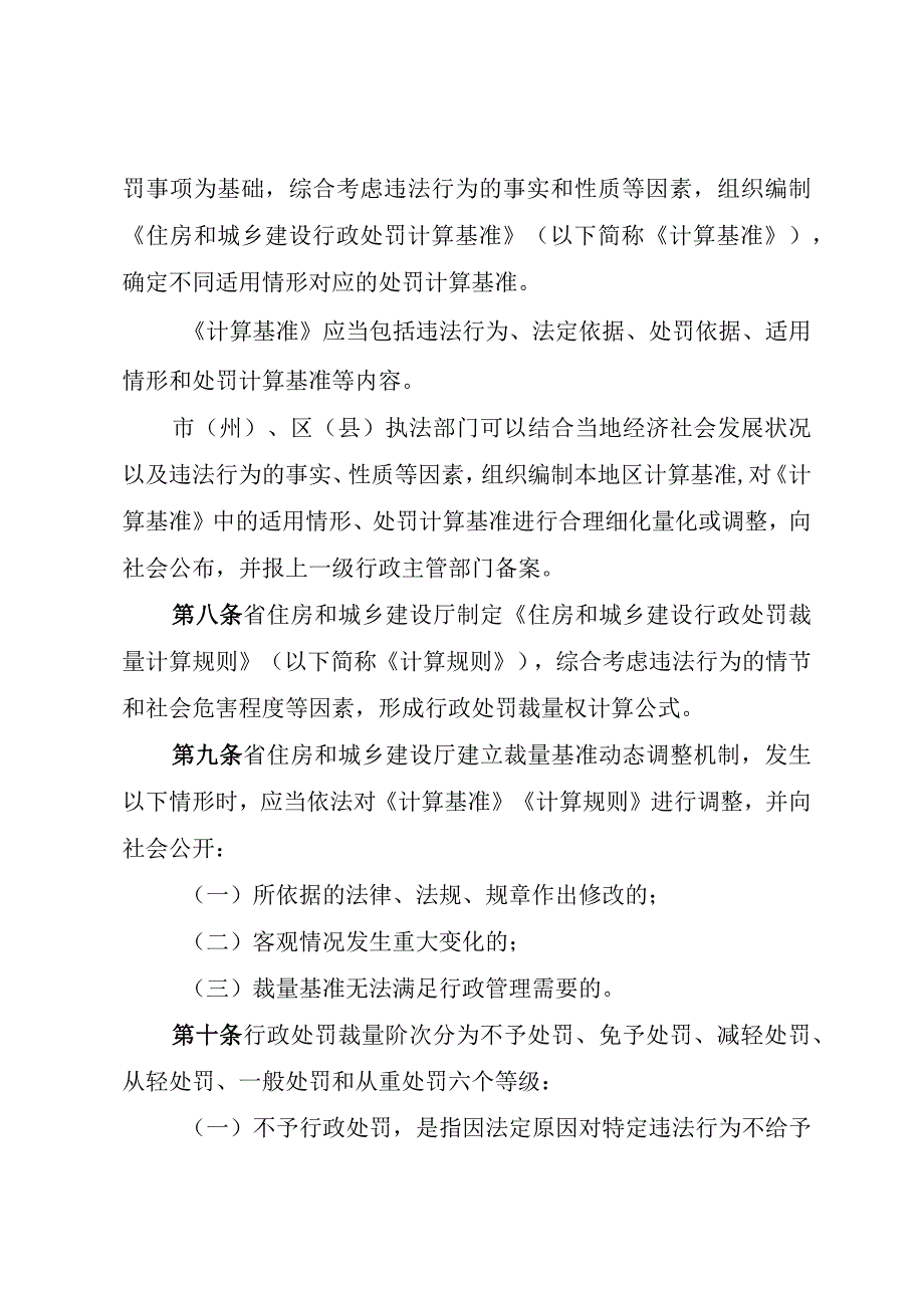 住房和城乡建设行政处罚裁量权适用规定.docx_第3页