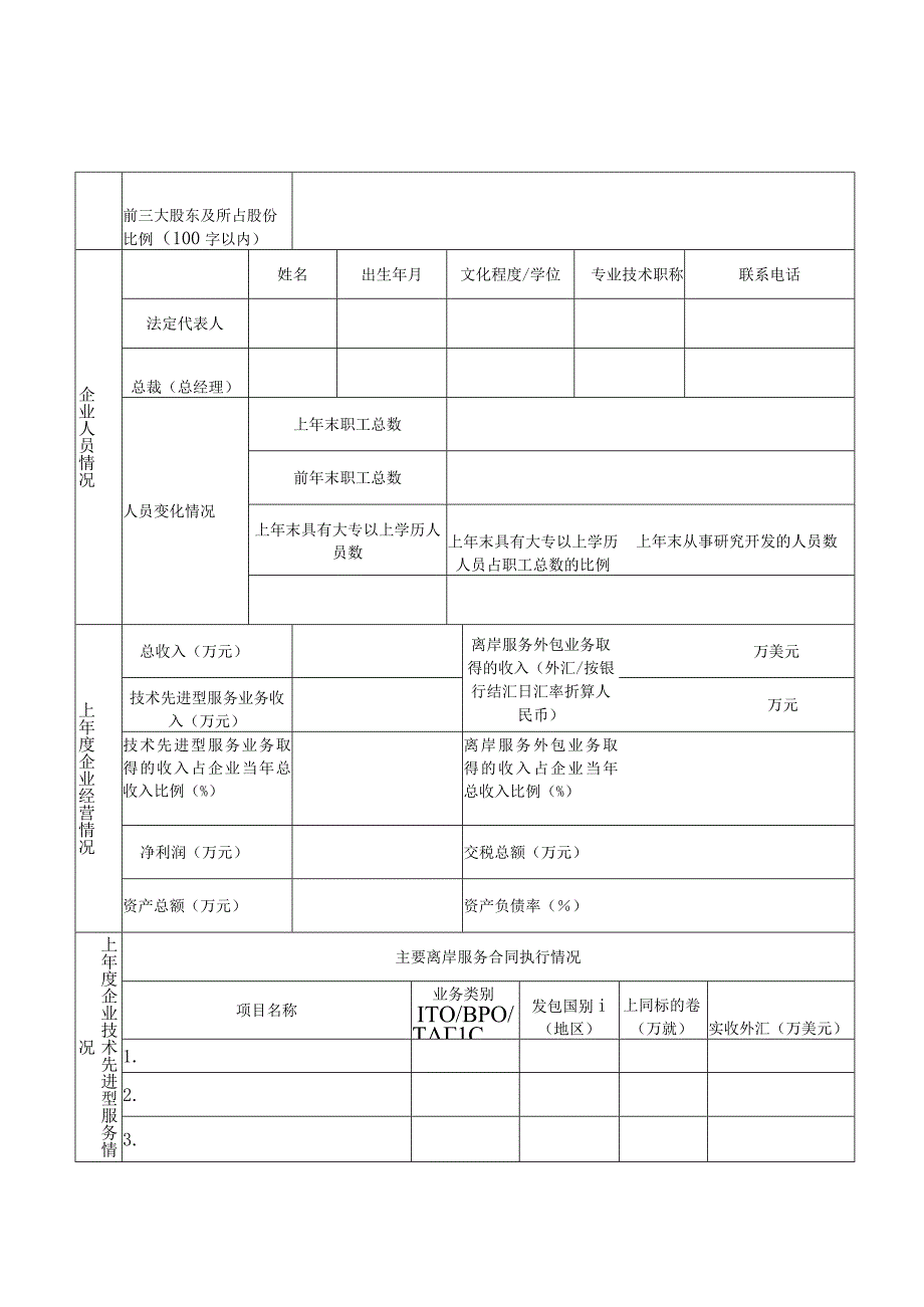 全国技术先进型服务企业认定申报表.docx_第3页