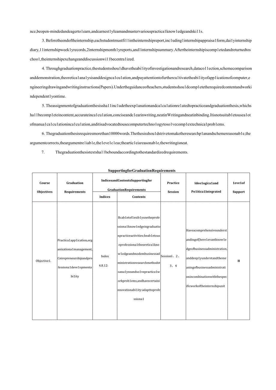 79 毕业实习与毕业作业-实践环节教学大纲-英文.docx_第2页