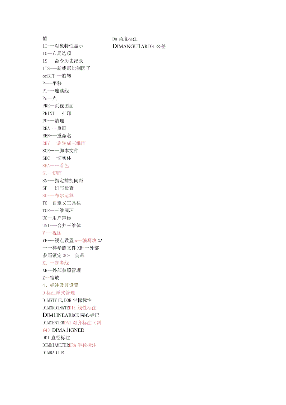 AUTOCAD快捷键完整版.docx_第2页