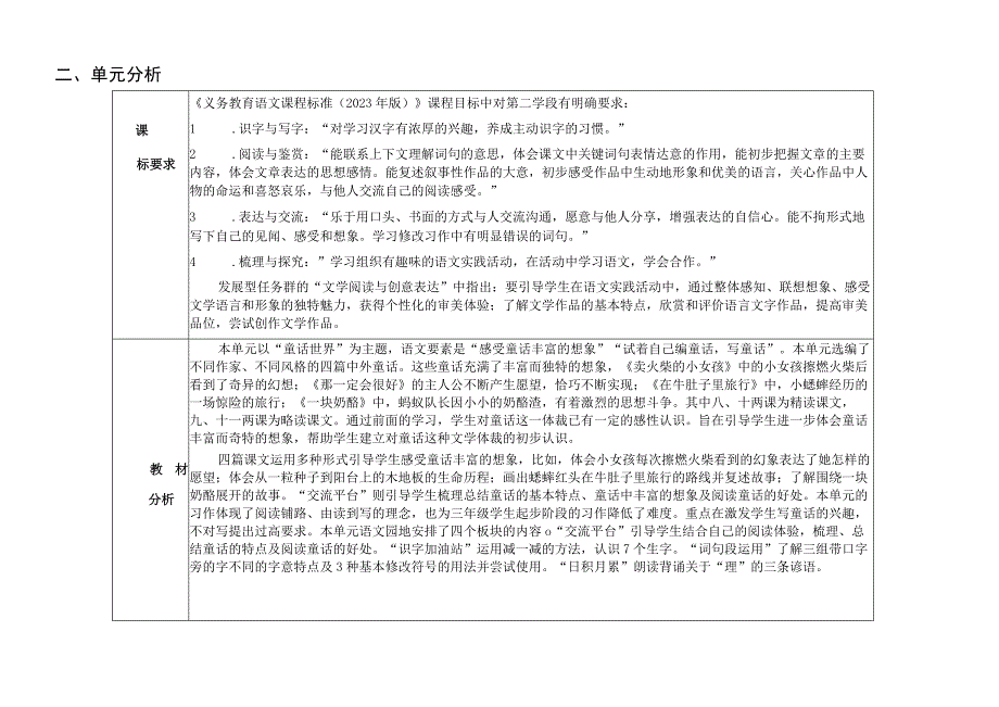 小语 三年级上册 第三单元作业设计《卖火柴的小女孩》.docx_第3页