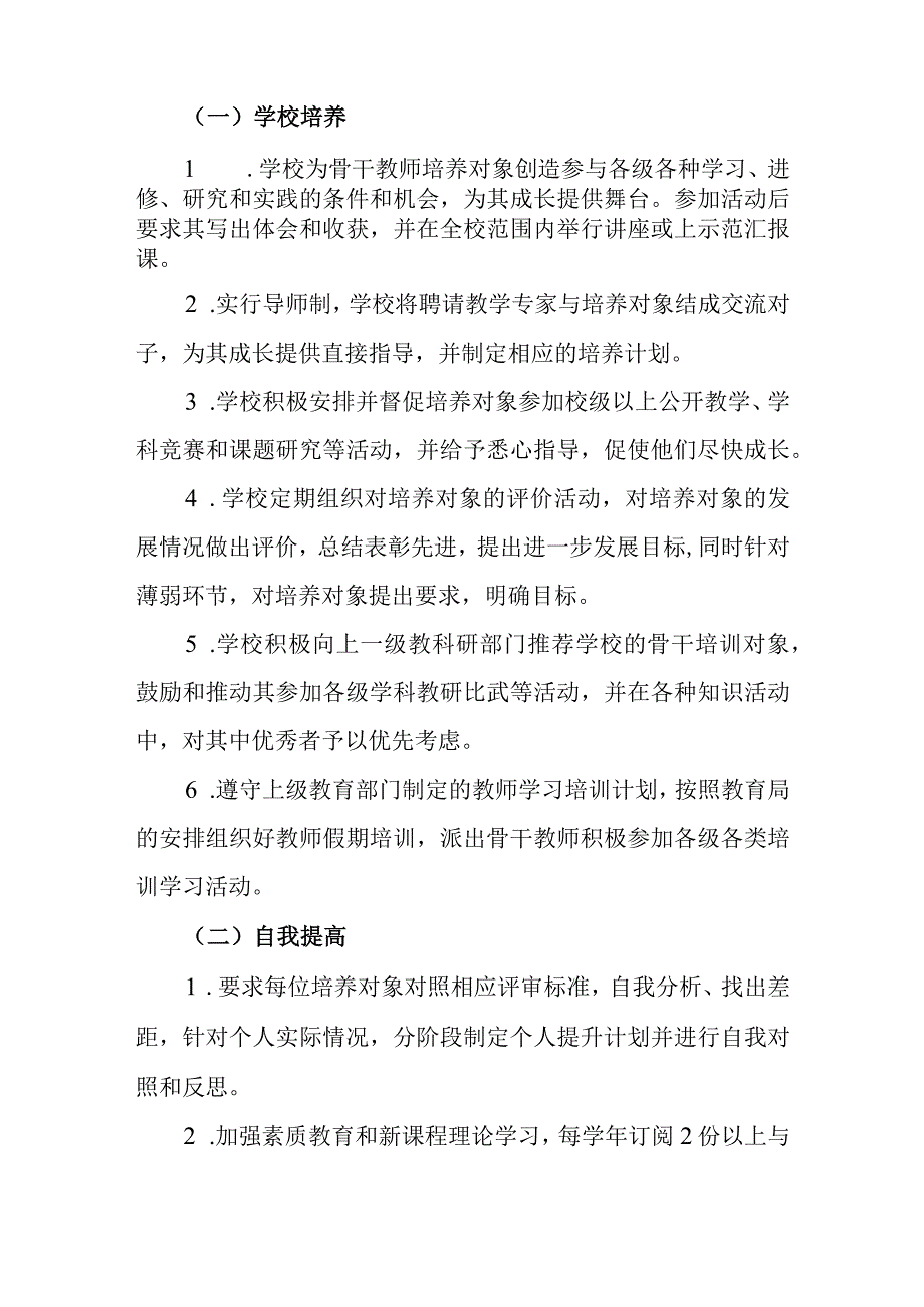 小学2023-2024学年骨干教师培养计划.docx_第3页