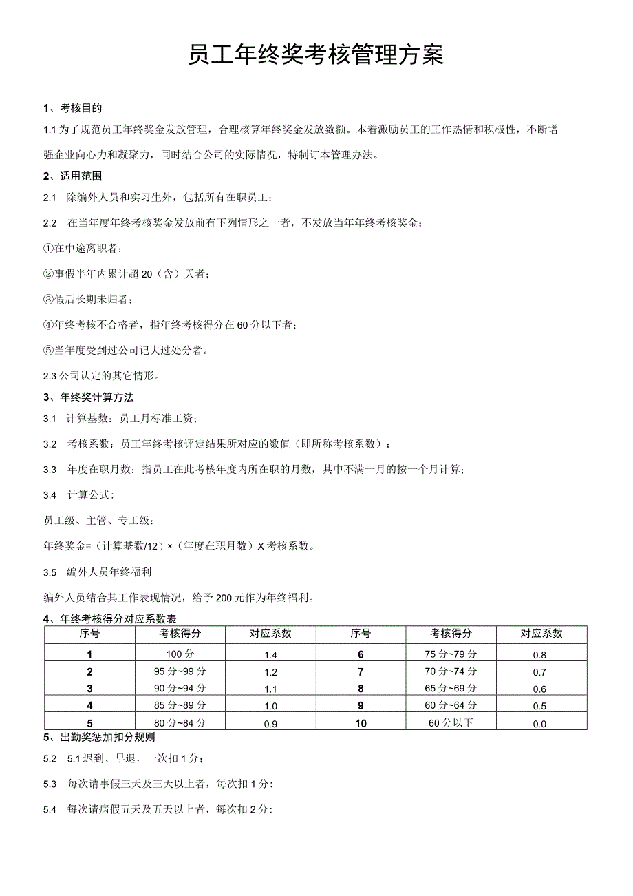 员工年终奖考核管理方案.docx_第1页