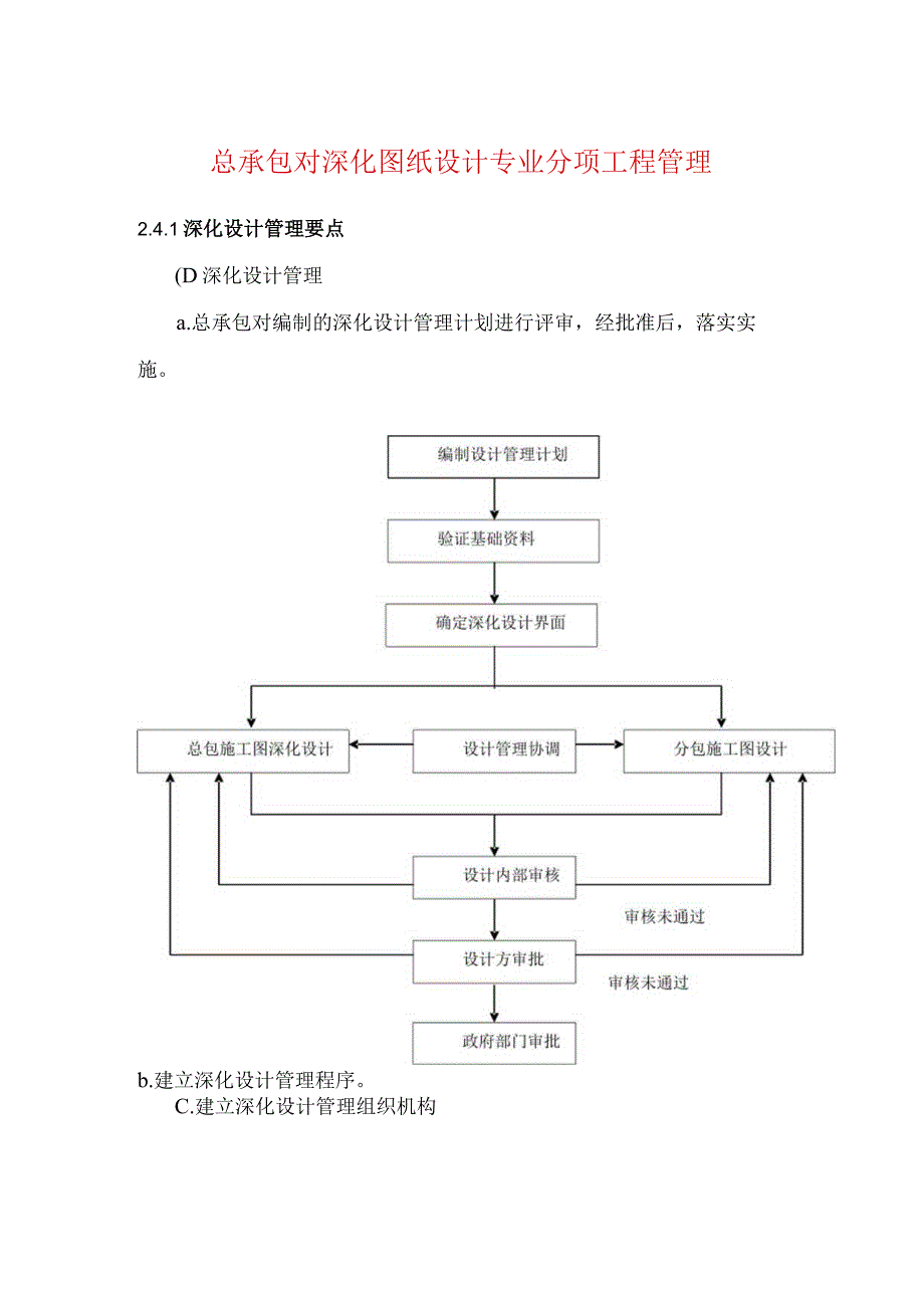 总承包对深化图纸设计专业分项工程管理.docx_第1页