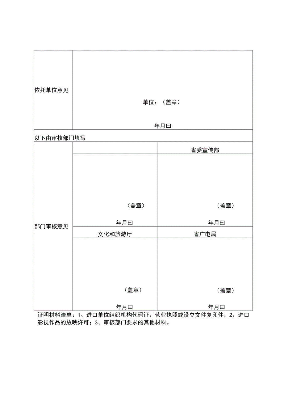 申请免税进口科普影视作品拷贝、工作带、硬盘信息审核表.docx_第2页