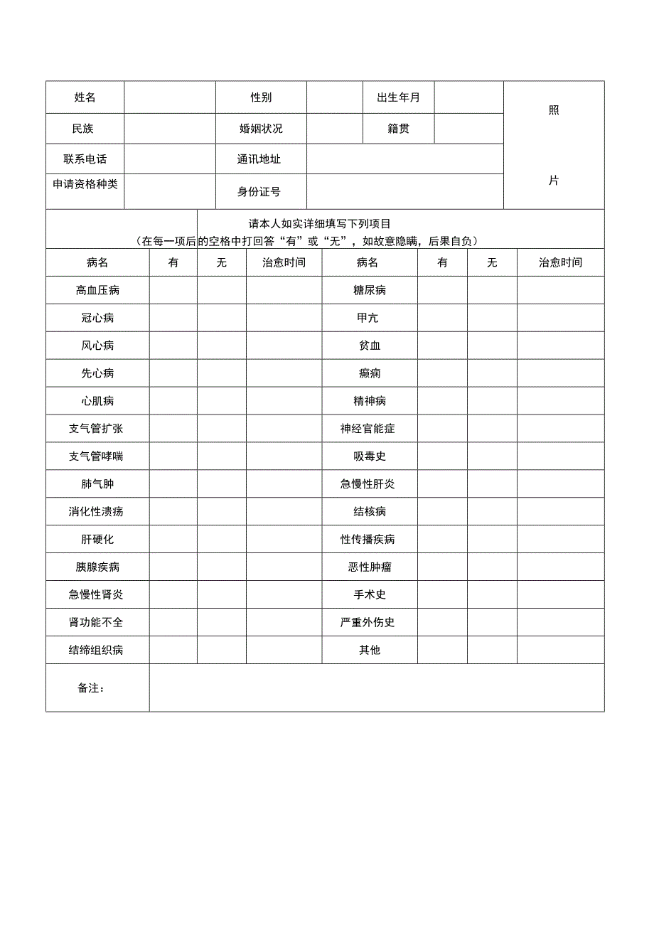 教师资格申请人员体检表.docx_第3页