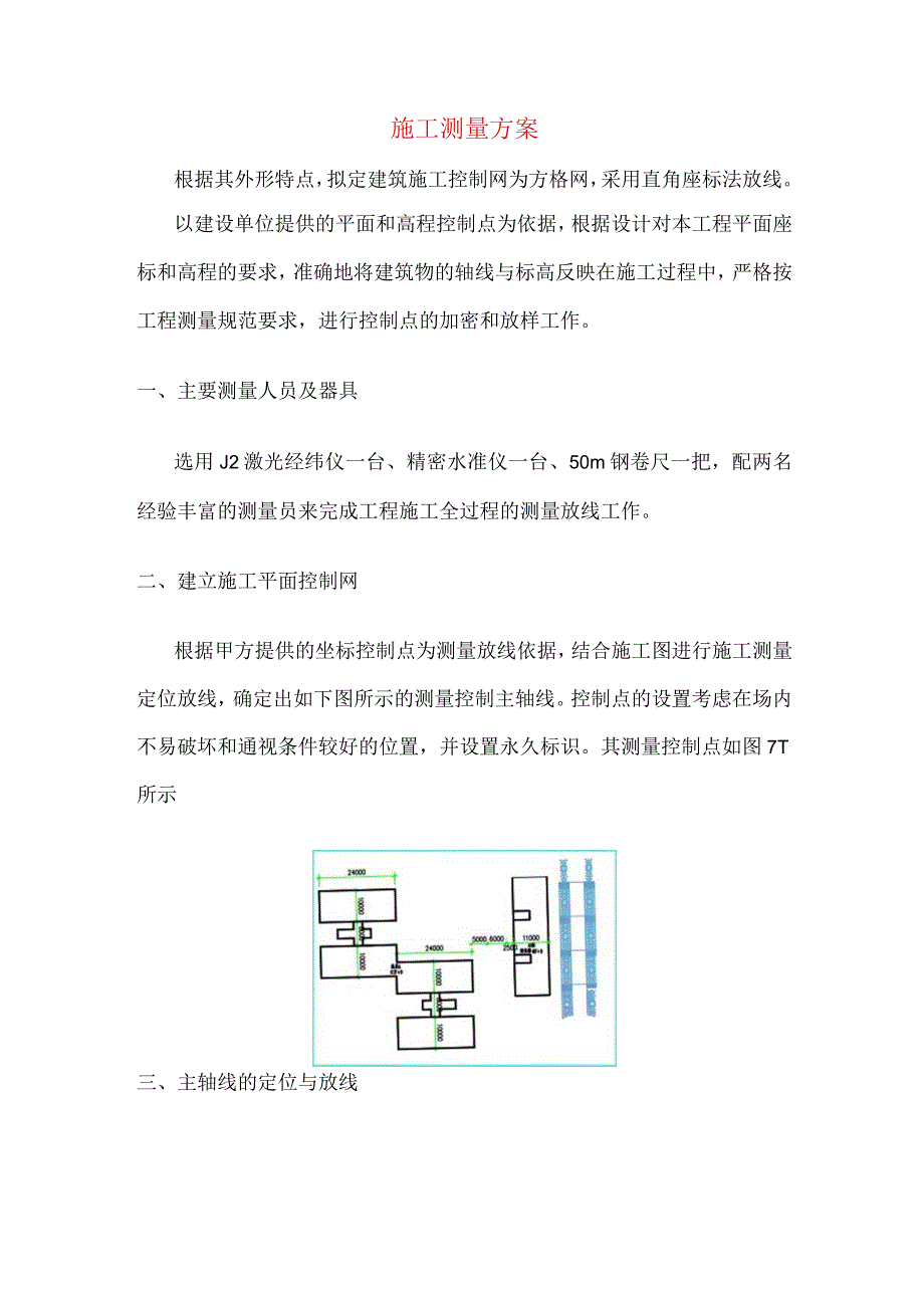 施工测量方案 (2).docx_第1页