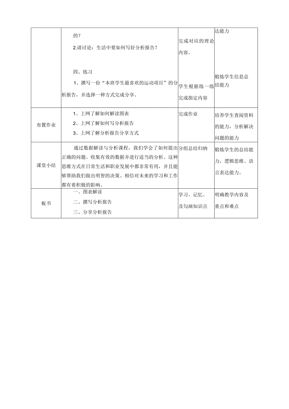 第9课 数据解读与分析（教案）四年级上册信息科技浙教版.docx_第3页