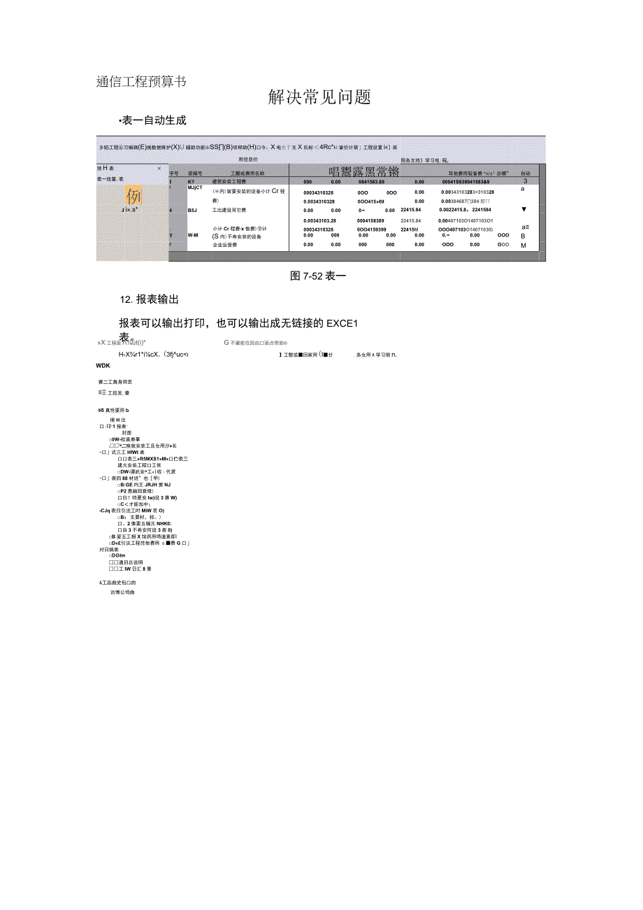 通信工程概预算课件：解决常见问题.docx_第1页