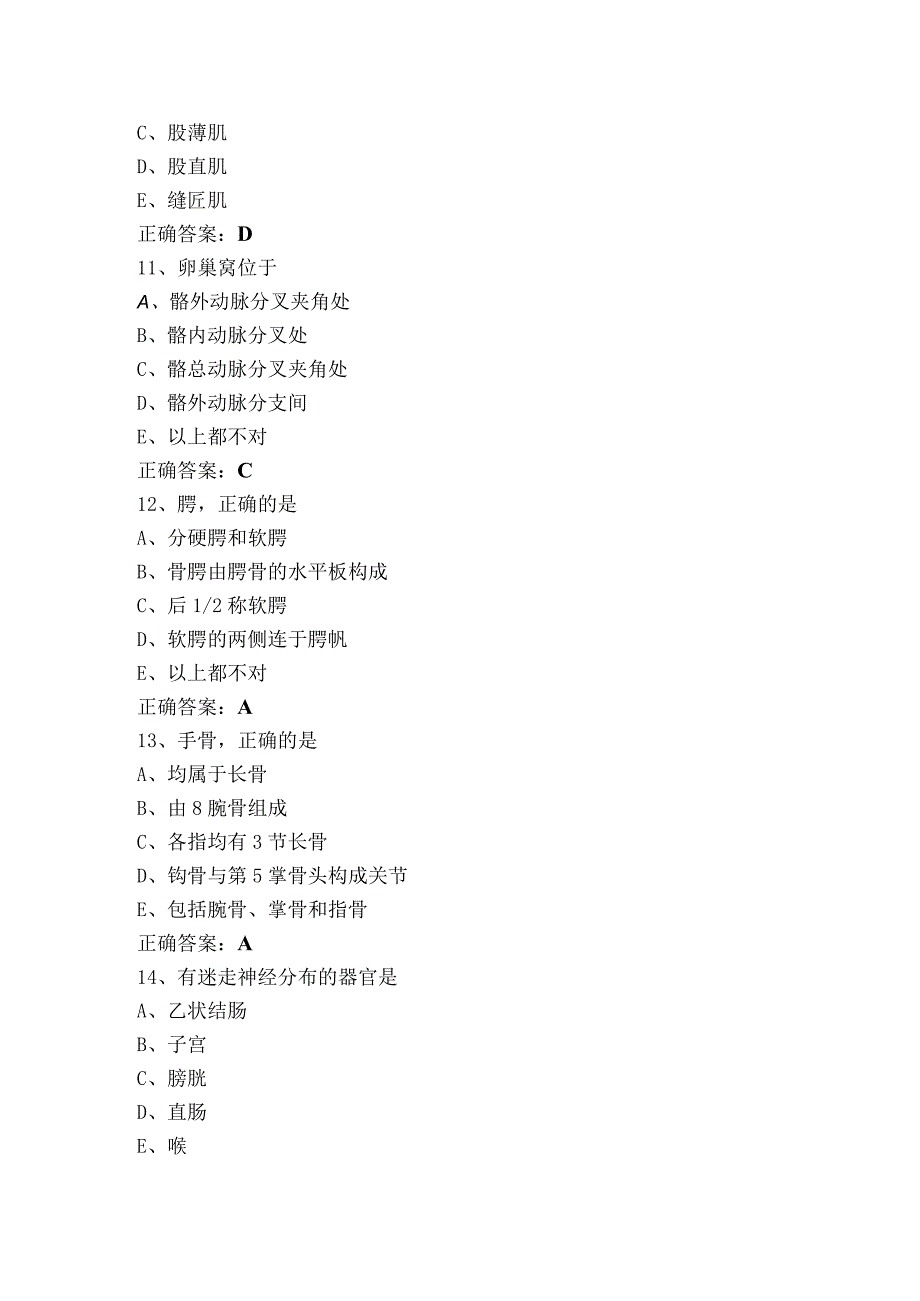 解刨学模拟考试题（附参考答案）.docx_第3页