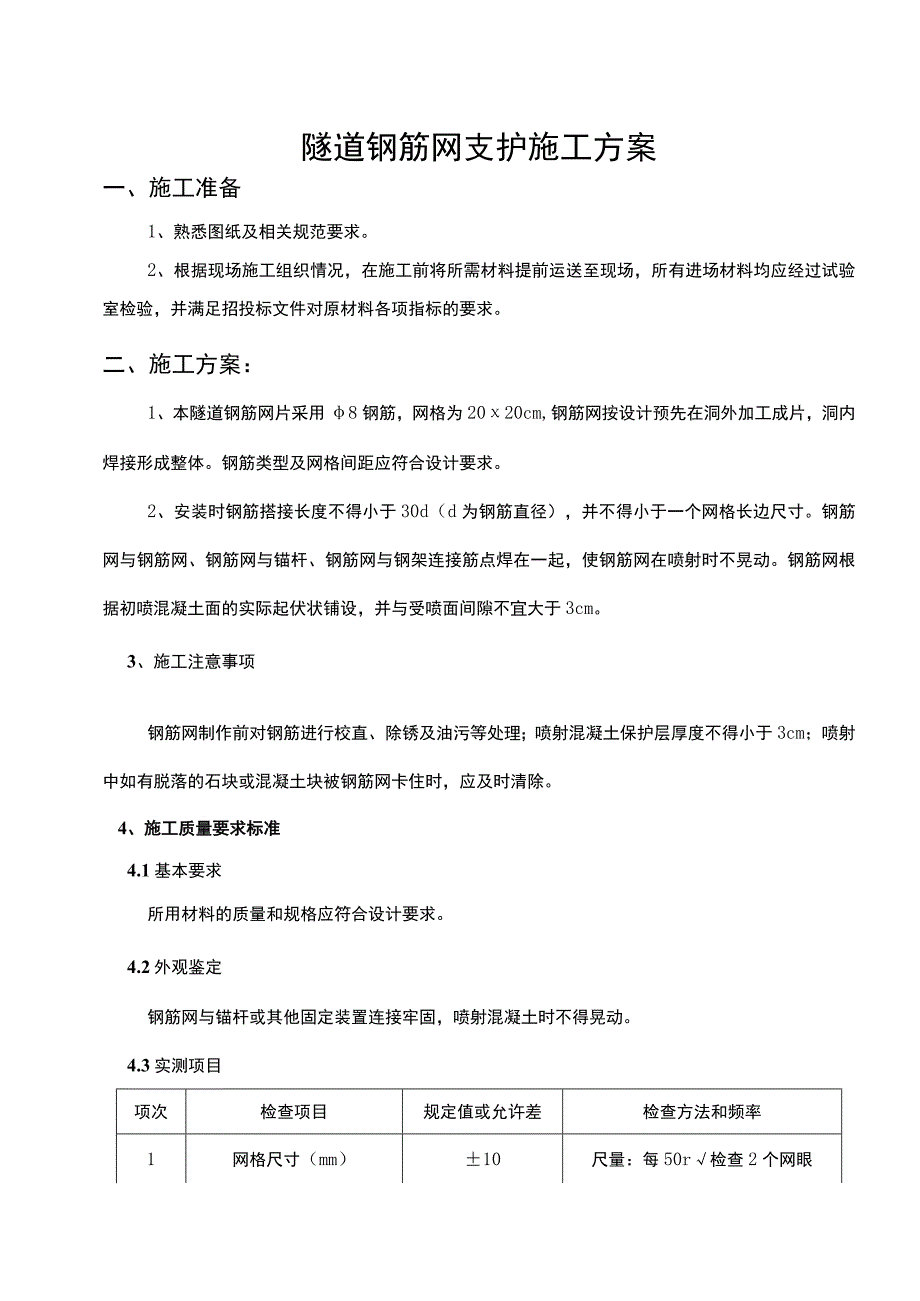 钢筋网施工方案.docx_第1页