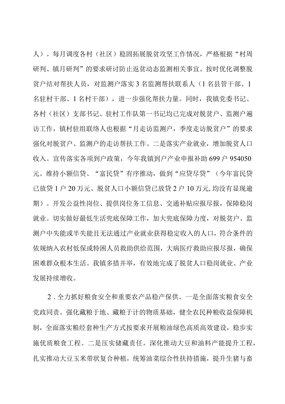 镇乡村振兴工作情况的报告.docx_第2页