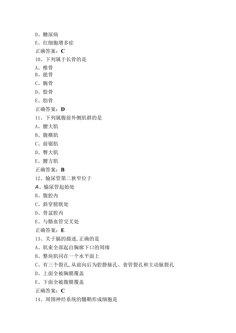 解剖考试模拟题+参考答案.docx_第3页