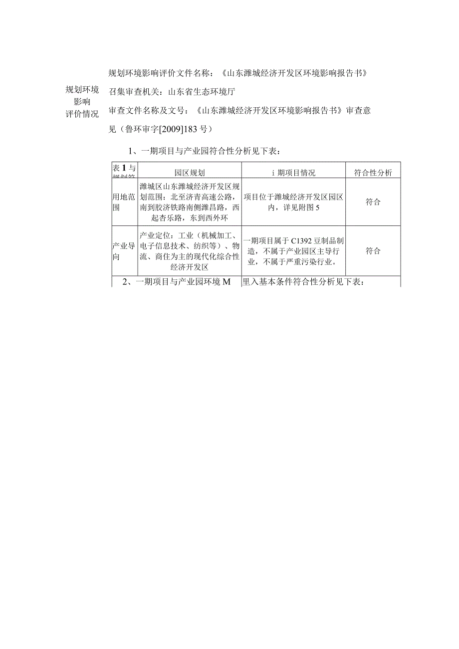 豆制品加工项目（一期）环评报告表.docx_第3页