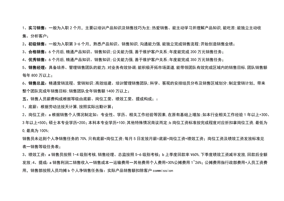 销售部提成及管理规定.docx_第2页