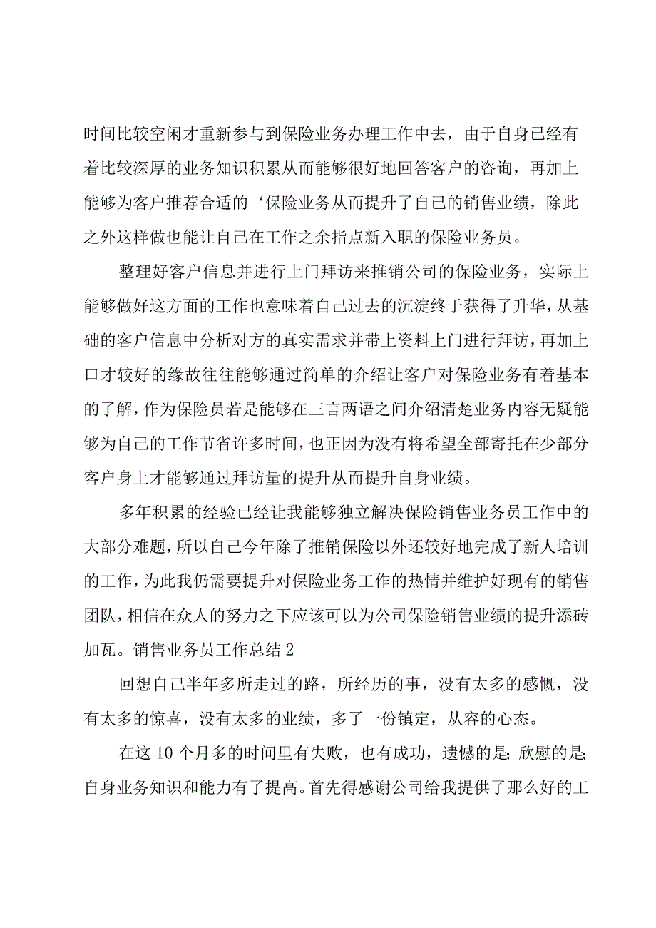 销售业务员工作总结.docx_第2页